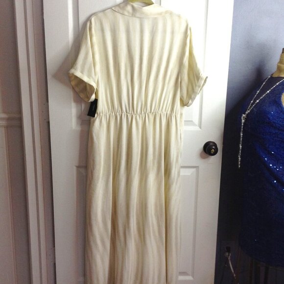 NWT Alfani 16W, Bone color, Maxi, Short cuffed sleeve; Special Occasion, Profess - Picture 2 of 7